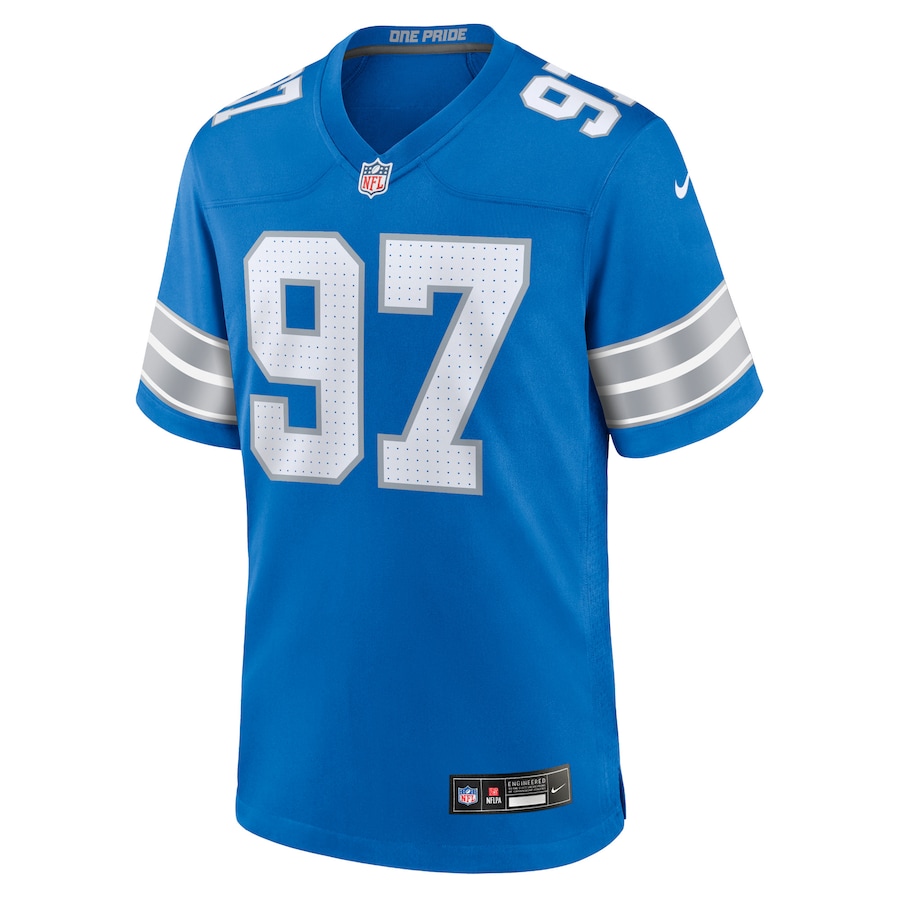 Aidan Hutchinson Detroit Lions  Vapor F.U.S.E. Elite Jersey - Blue