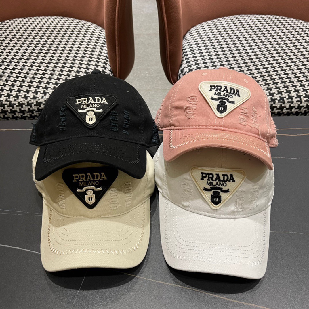 TOP PRADA Baseball Cap - 4 Colors