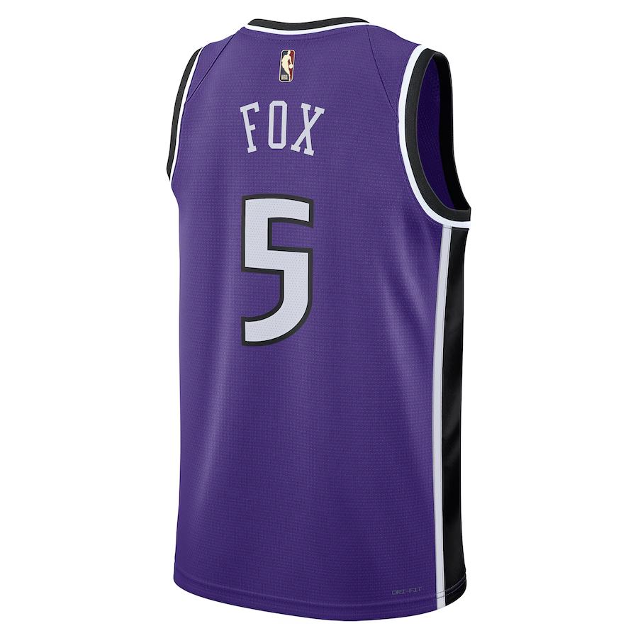 Unisex Sacramento Kings De'Aaron Fox  Purple 2024/25 Swingman Jersey - Classic Edition