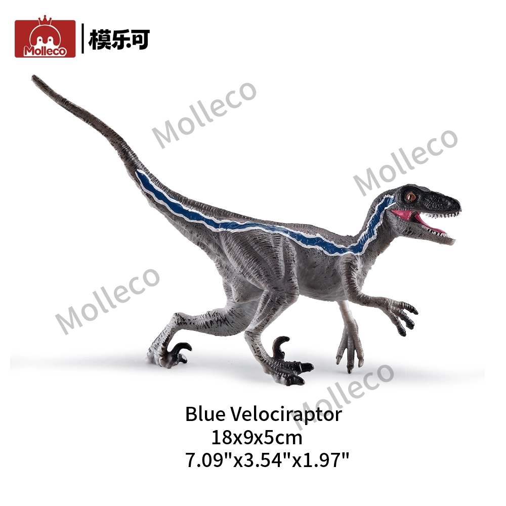Blue Velociraptor Dinosaur Figure Toy CP068-3