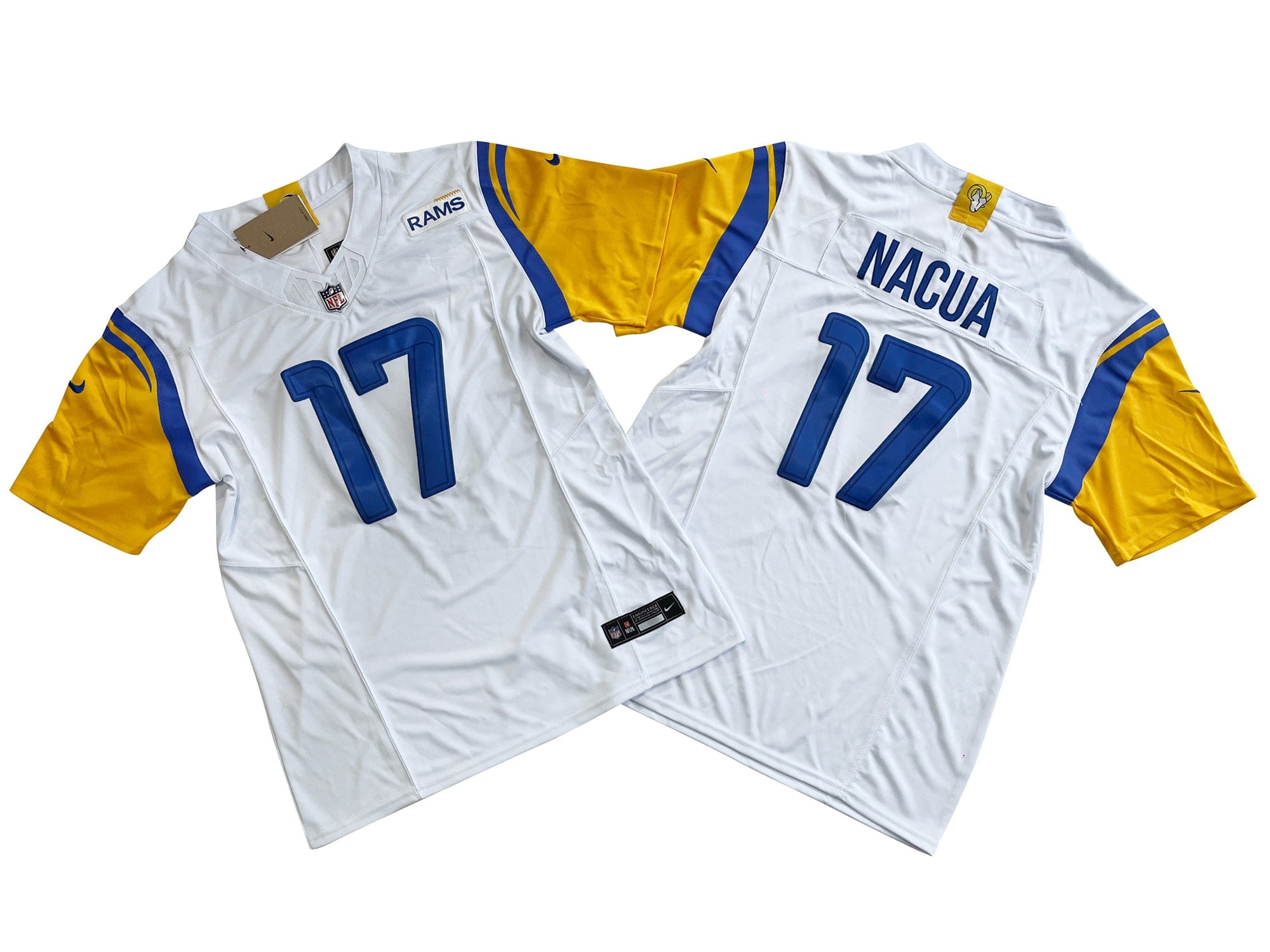Los Angeles Rams 17# Puka Nacua  Vapor F.U.S.E. Limited Jersey
