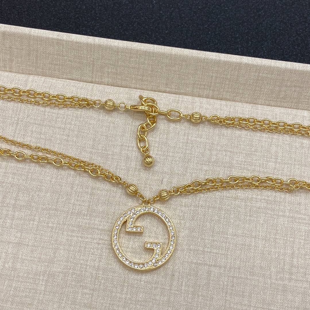 TOP GUCCI GG Necklace - 2 Color