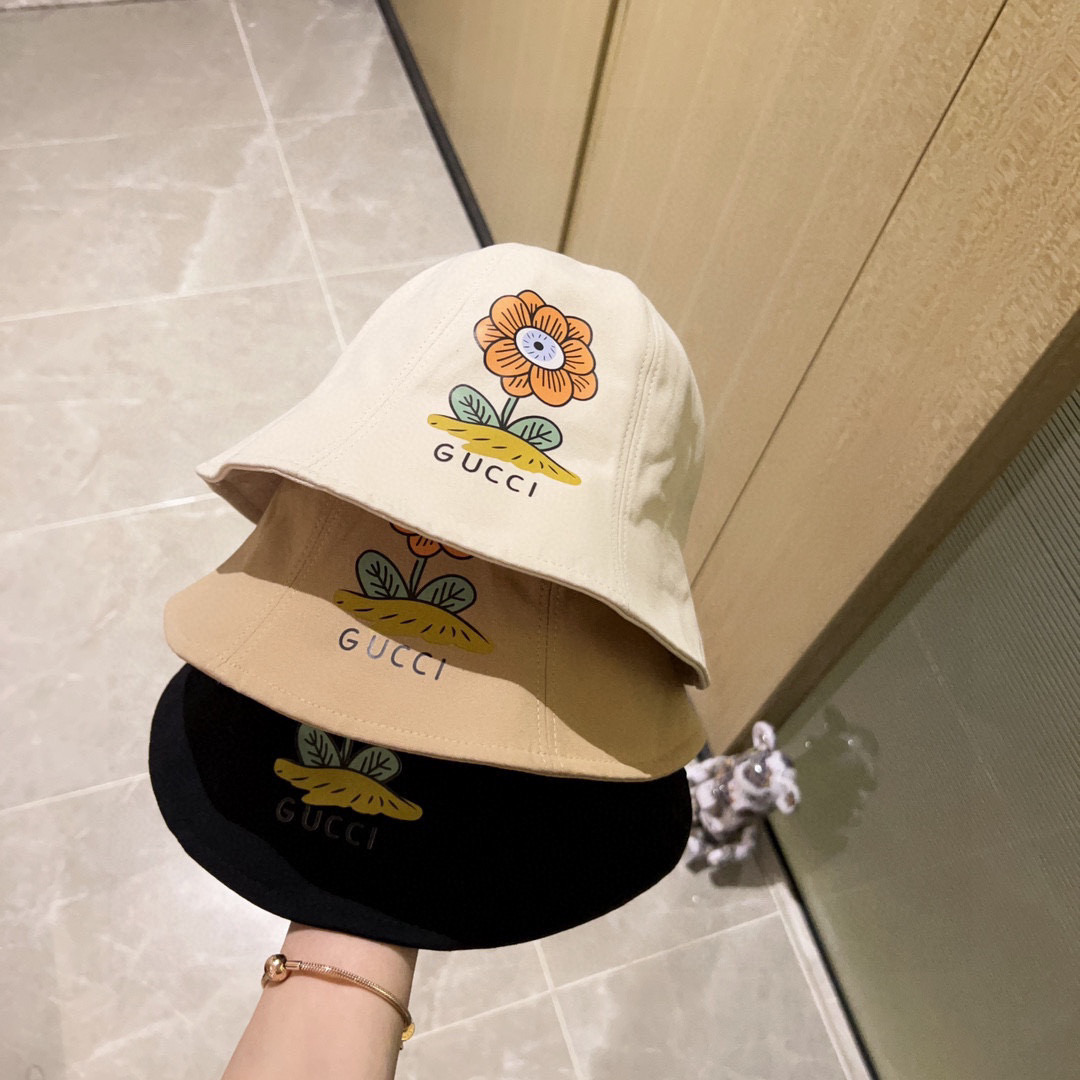 TOP GUCCI Waterproof Fisherman's Hat - 3 Colors