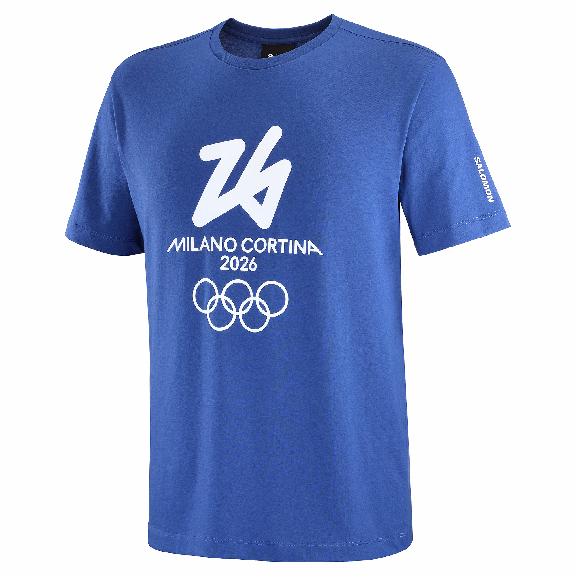 Milano Cortina 2026 Olympics Salomon Logo T-Shirt - Blue - Unisex