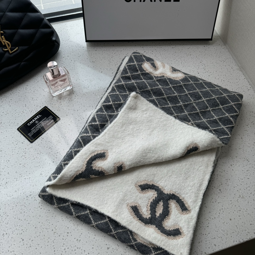 TOP CHANEL Scarf 30*185cm - 3 Colors