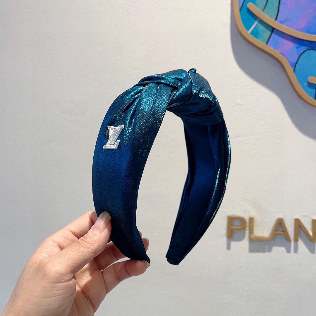 TOP Louis Vuitton  LV Fashionable And Versatile Hairband - Blue