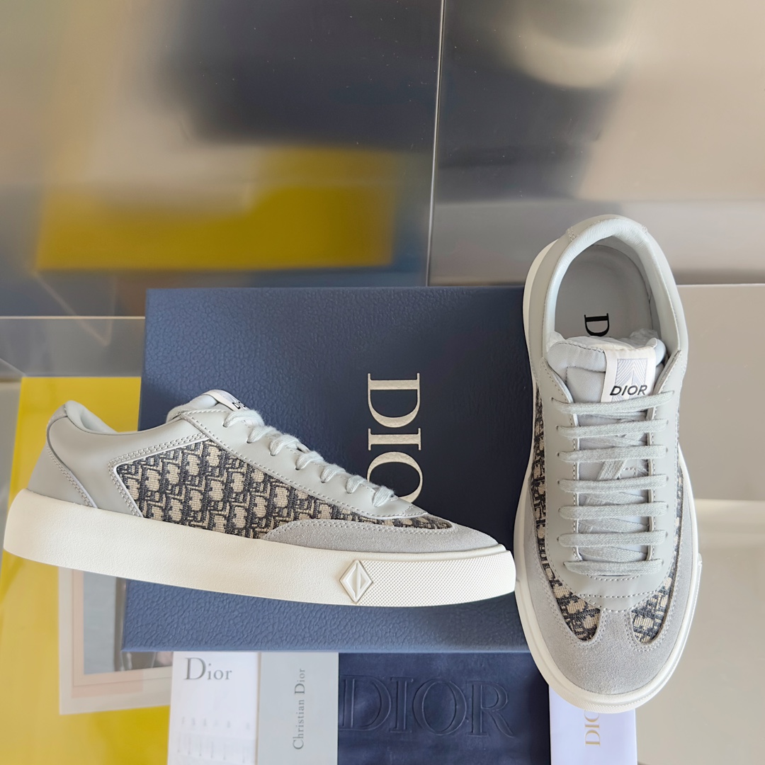 TOP Christian Dior B101 Low Top Sneakers - Gray