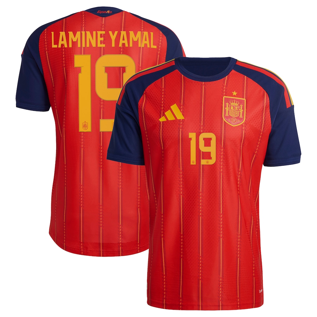 Spain Lamine Yamal Home Soccer Jersey World Cup 2026