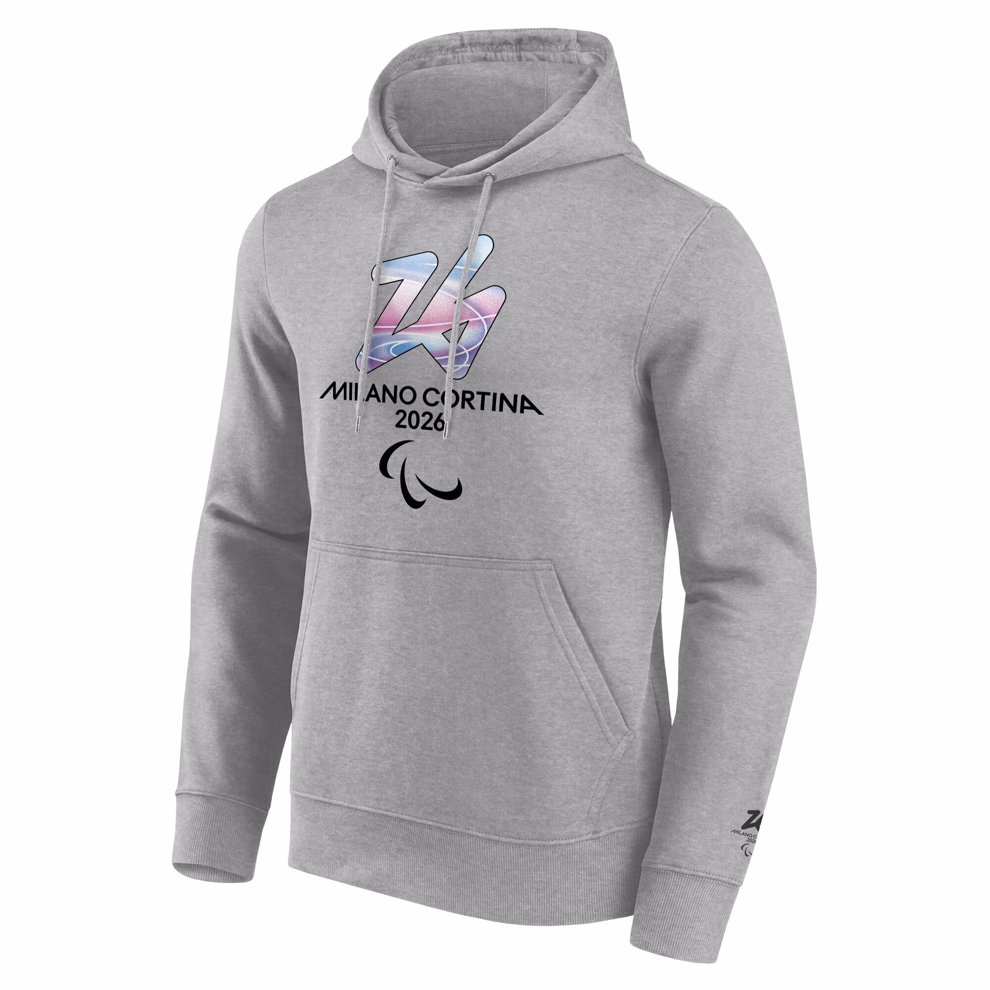 Milano Cortina 2026 Paralympics Embrace Graphic Hoodie - Grey