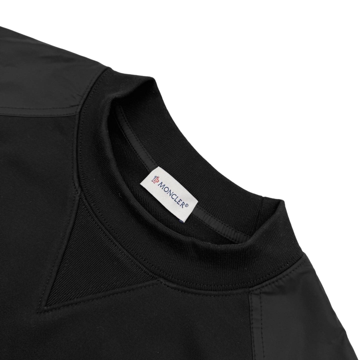 Moncler 标识贴袋拼接卫衣