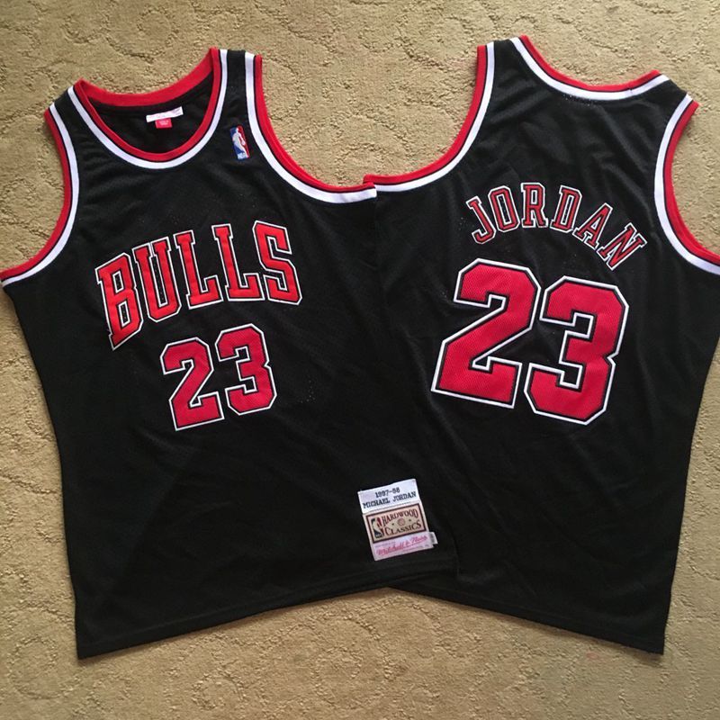 Michael Jordan Chicago Bulls 97-98 Retro Jersey - Black