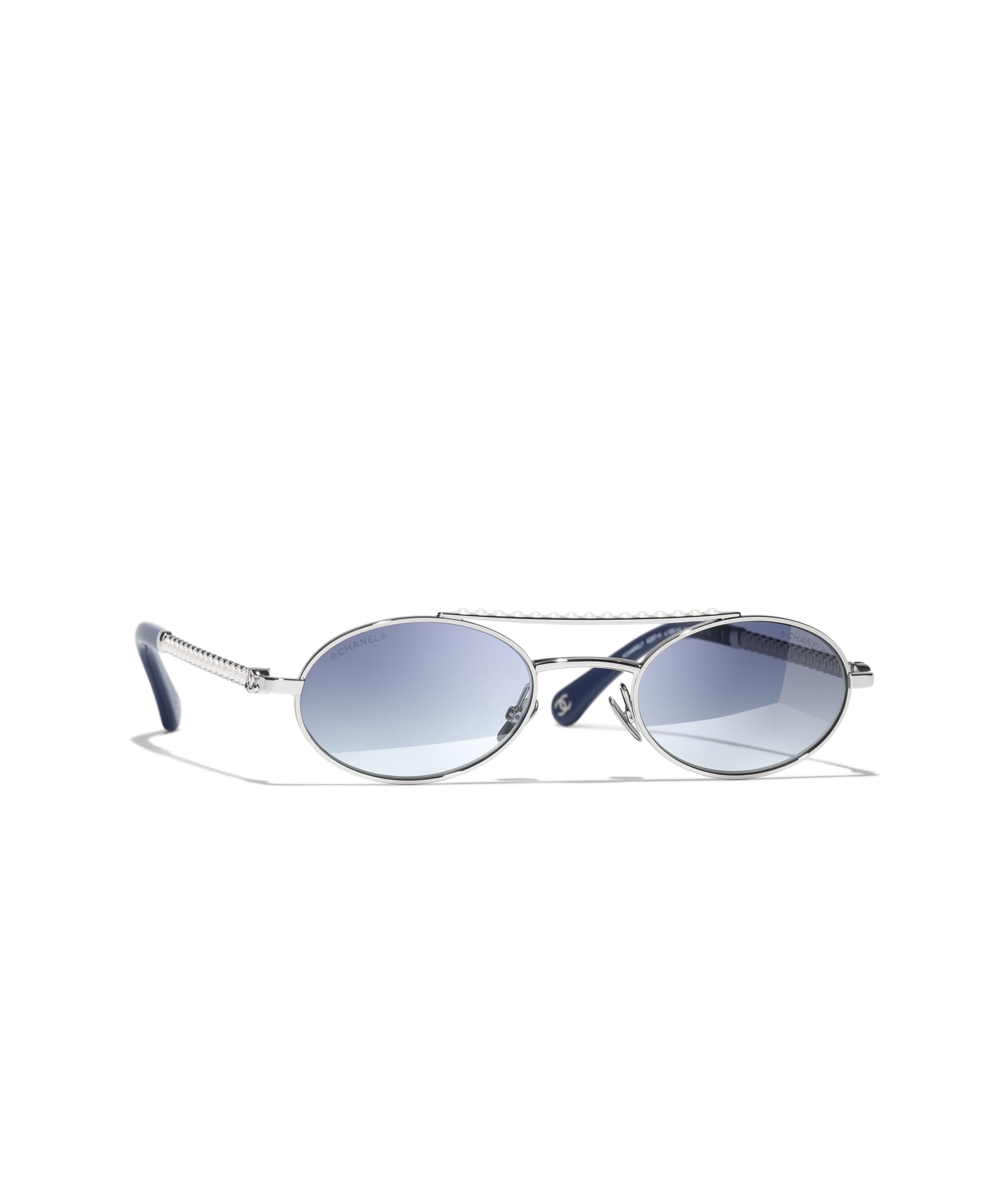 CHANEL Oval Sunglasses A71776X08223L