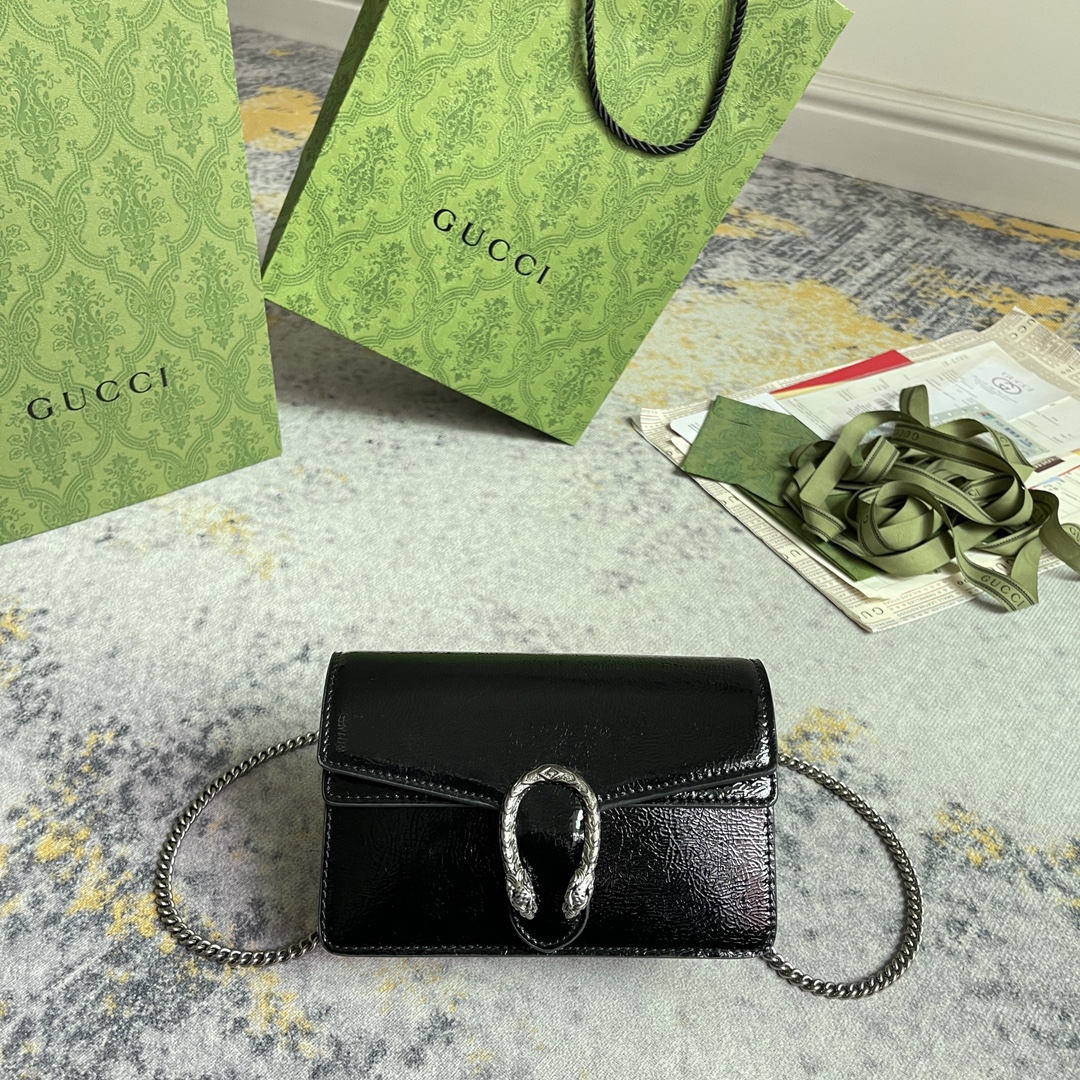 TOP GUCCI Dionysus  Handbags 17.5 X 11 X 6.5 cm/28 X 16 X 10.5 cm - 3 Colors