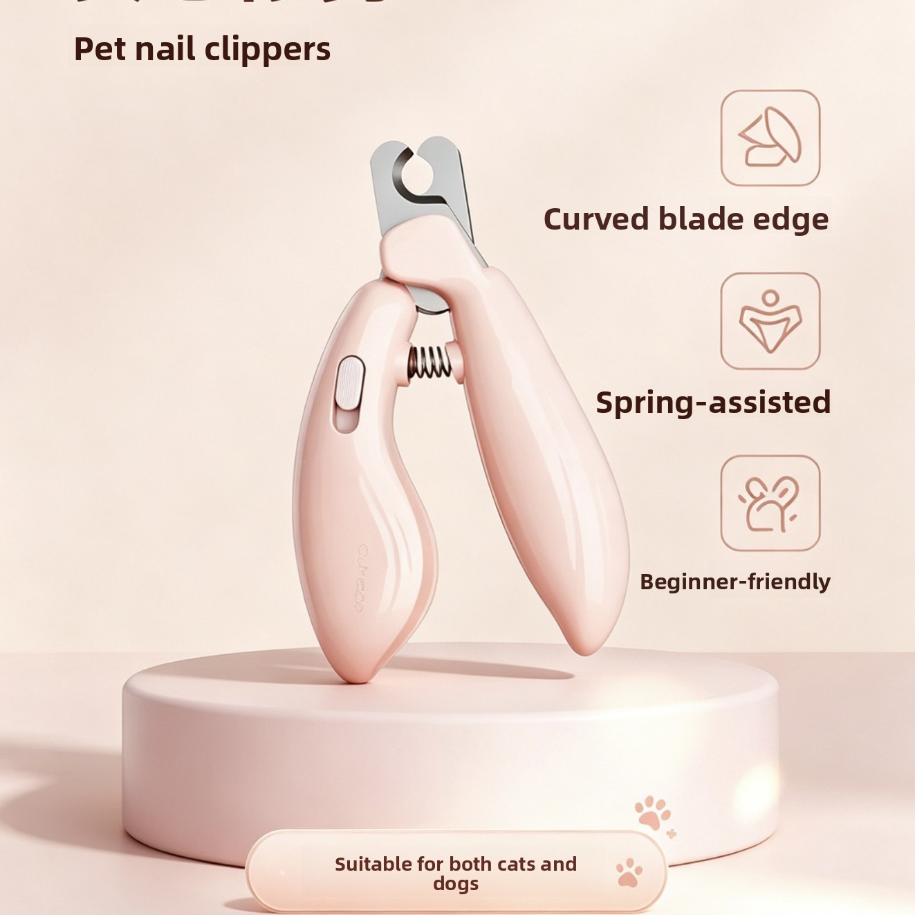 Pet nail clippers, cat and dog nail clippers, nail trimming tools for cats and dogs, pet grooming supplies, pet scissors - PawPro UK