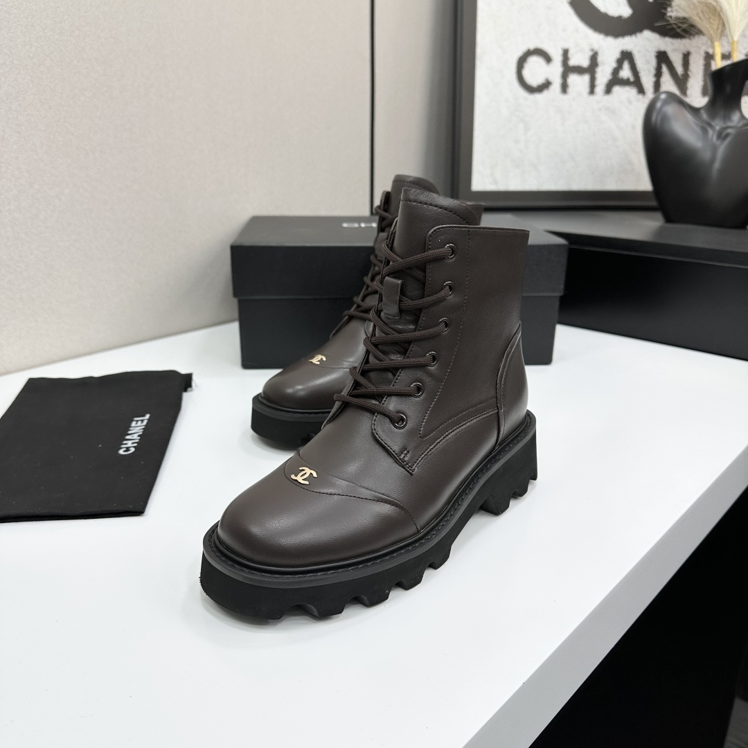 TOP CHANEL Short Boots - 4 Color