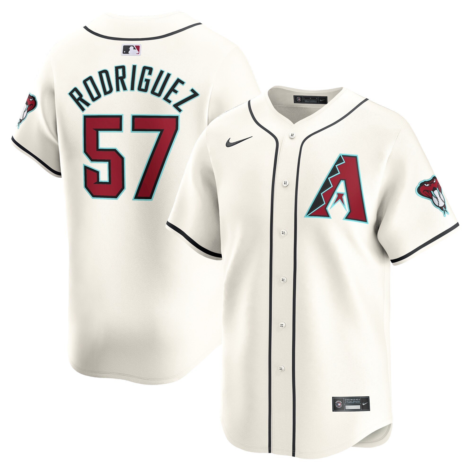 Eduardo Rodriguez Arizona Diamondbacks  Home Limited Player Jersey? ̈C White