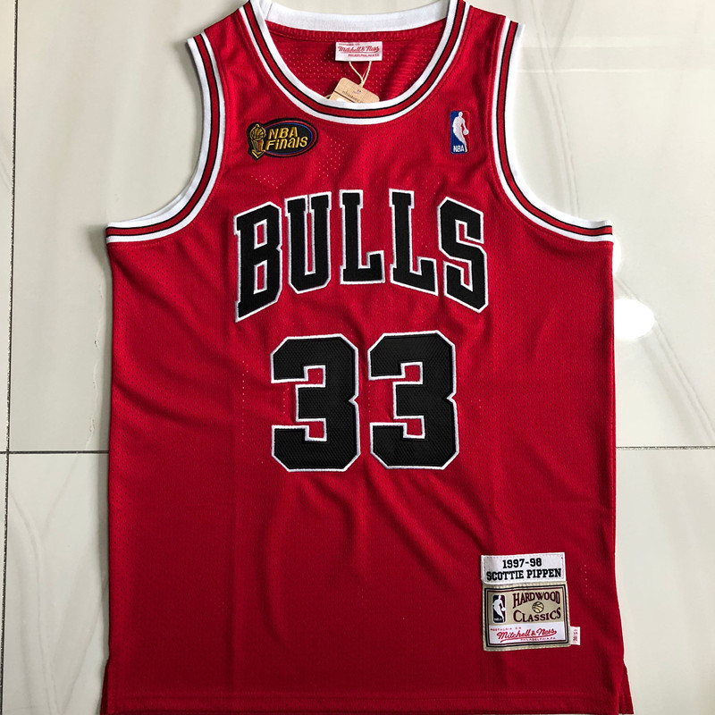 Chicago Bulls Pippen 33 Red MN