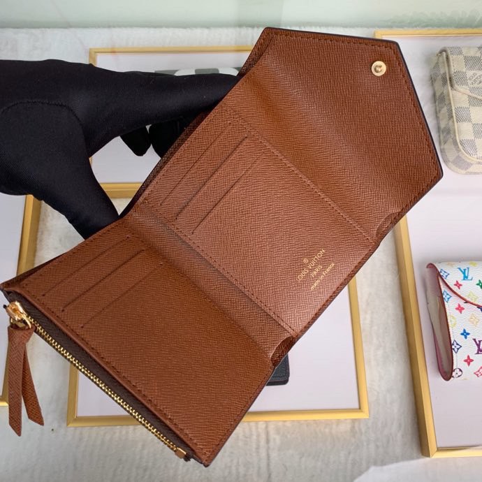 TOP Louis Vuitton LV LV Damier Victorine Wallet - 16 colors