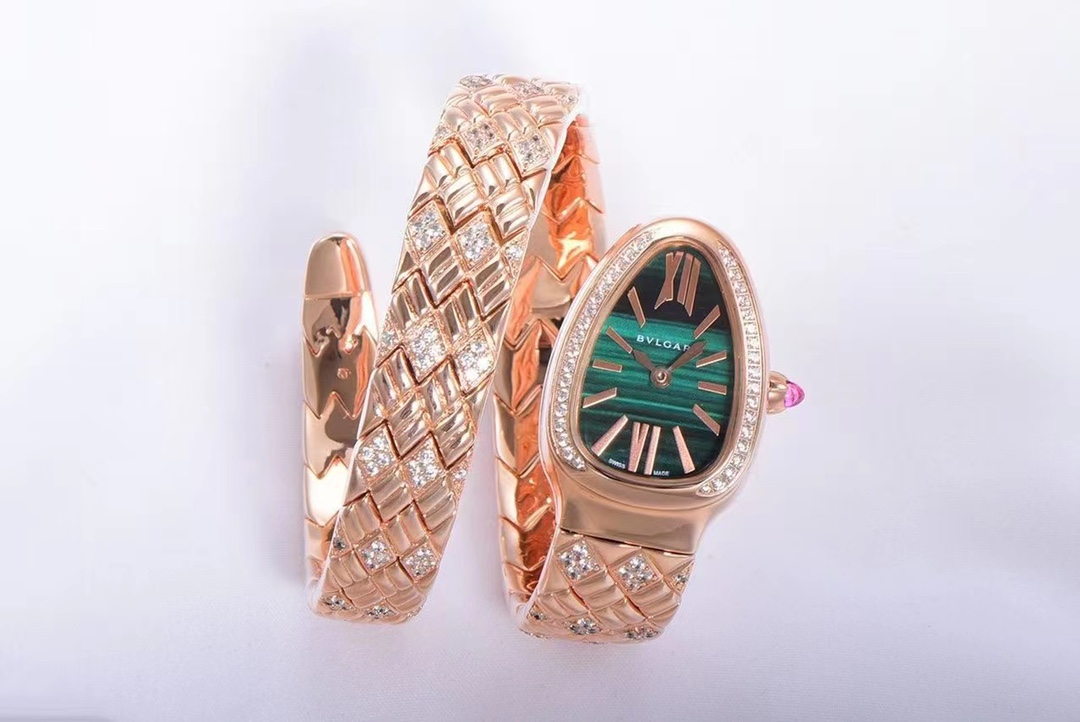 Top BVLGARI SERPENTIN SPIG Watches with Diamond - 5 Color
