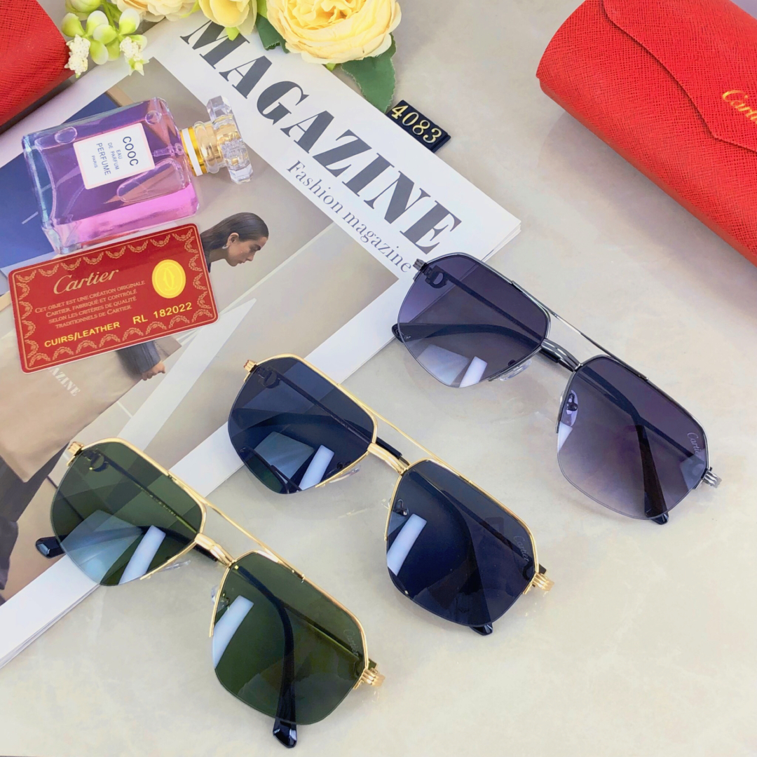 TOP Cartier Sunglasses - 3 Color