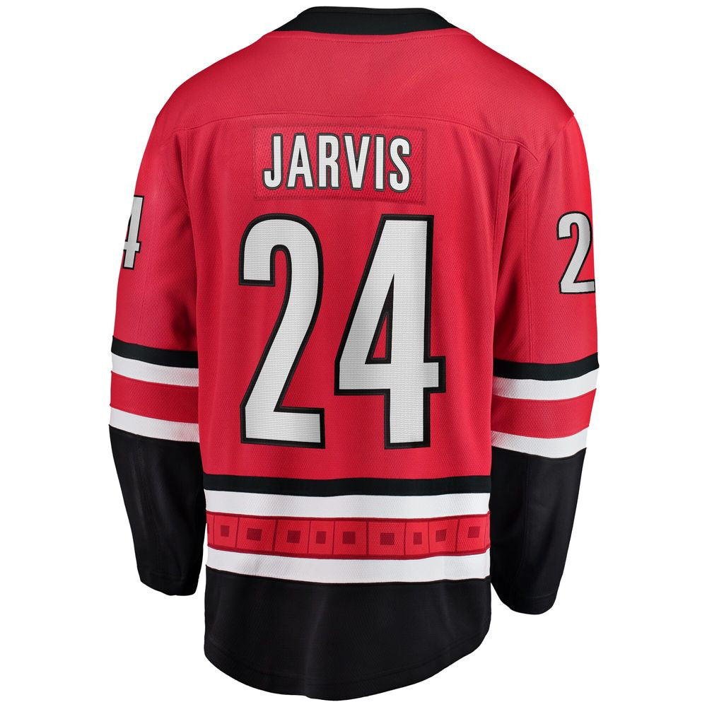 Seth Jarvis Carolina Hurricanes NHL Fanatics Breakaway Home Jersey