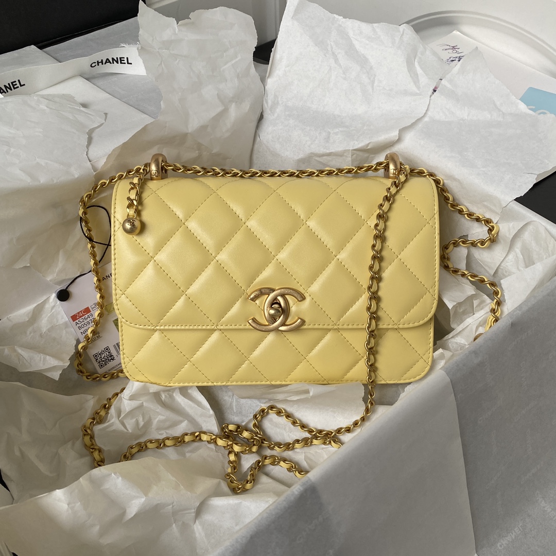 TOPCHANEL 24C Double Gold Ball Bag - 4 Colors - 12×19×8cm/22×14.5×8cm & GHW