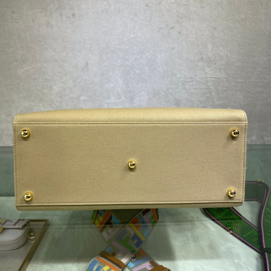 TOP FENDI Sunshine Canvas Bag