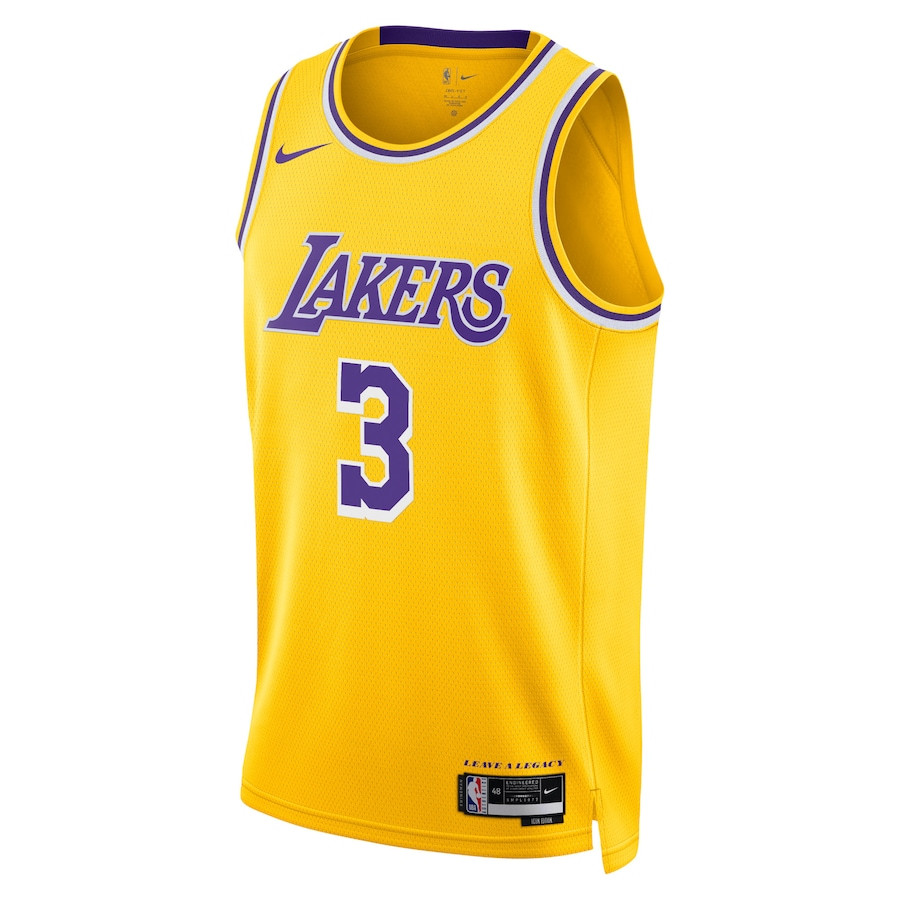 Anthony Davis 3 Los Angeles Lakers Unisex Swingman Jersey – Icon Edition