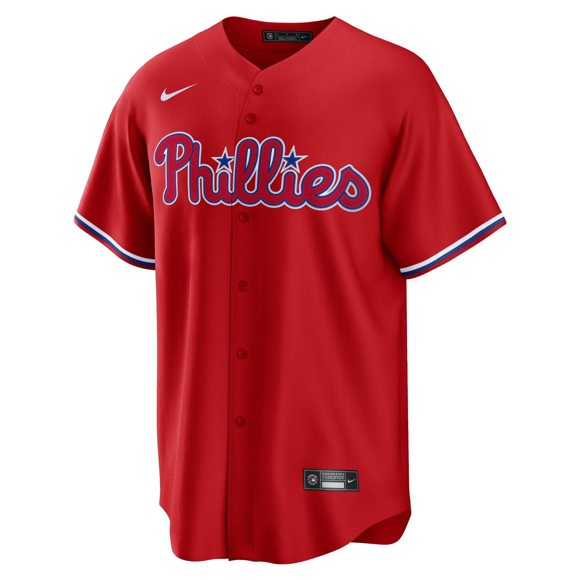 Men's Philadelphia Phillies #3 Bryce Harper Majestic Red Jersey