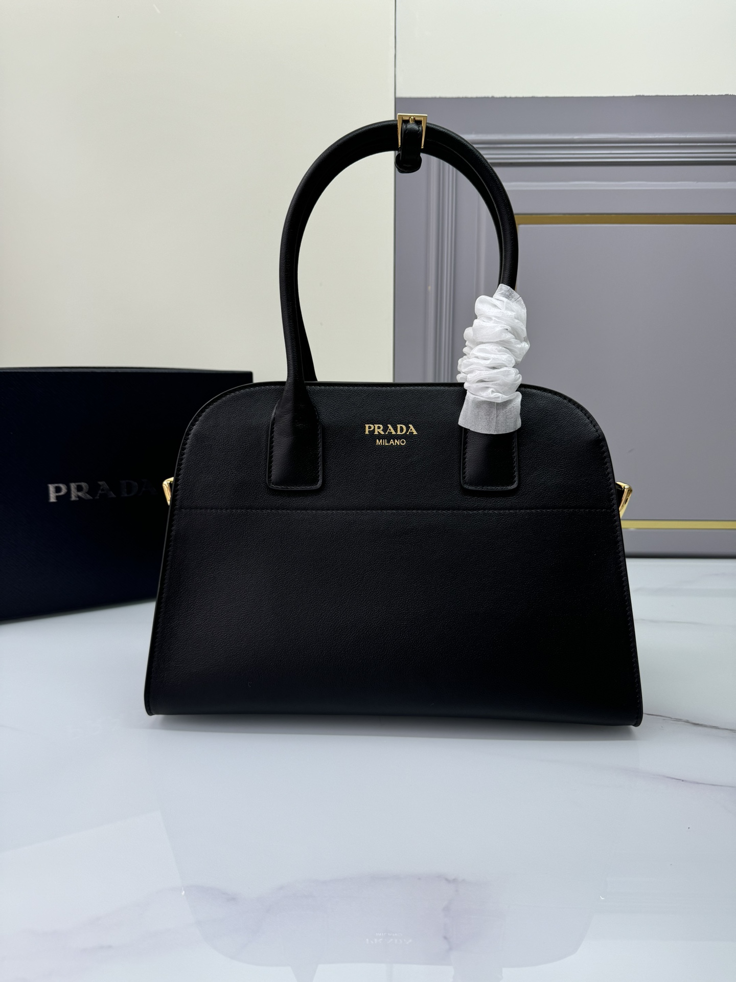 TOP PRADA  Leather Tote Bag 32x23.5x16cm - 3 Color