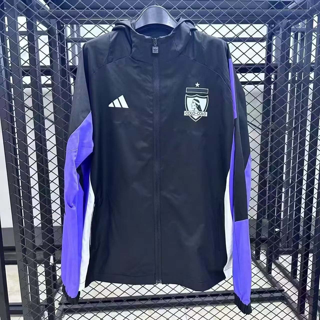 2025/2026 Colo Colo  Windbreaker black Football Shirt 1:1 Thai Quality