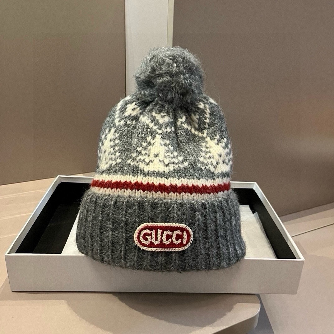 TOP GUCCI Knitted Hat - 3 Colors