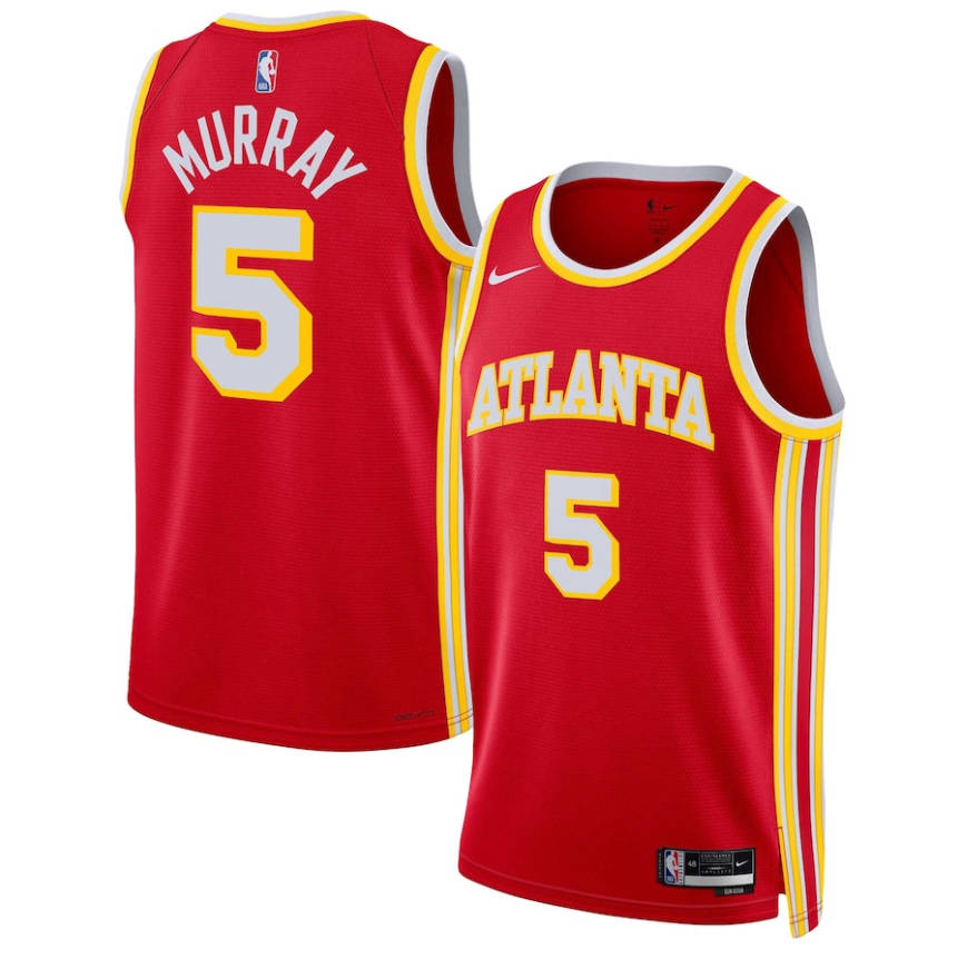 Dejounte Murray Atlanta Hawks Unisex Swingman Jersey - Icon Edition - Red