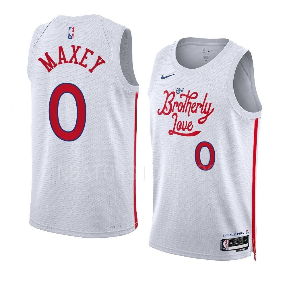 Tyrese Maxey Philadelphia 76ers 2022-23 City Edition Jersey