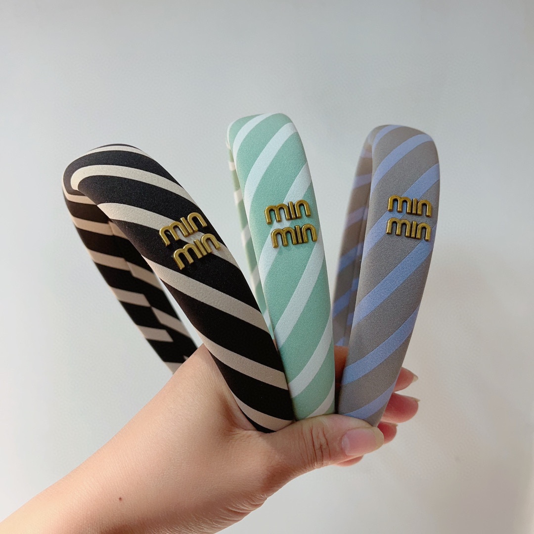 TOP Miu Miu The Latest Hairband - 3 Colors
