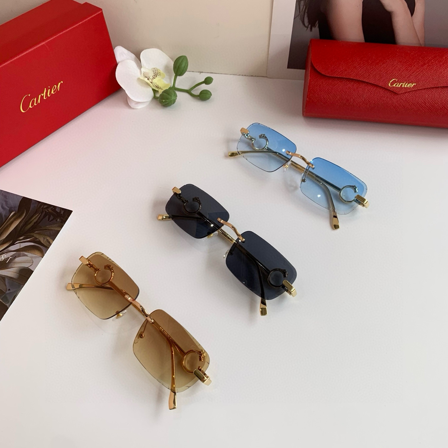 TOP Cartier Sunglasses - 3 Color
