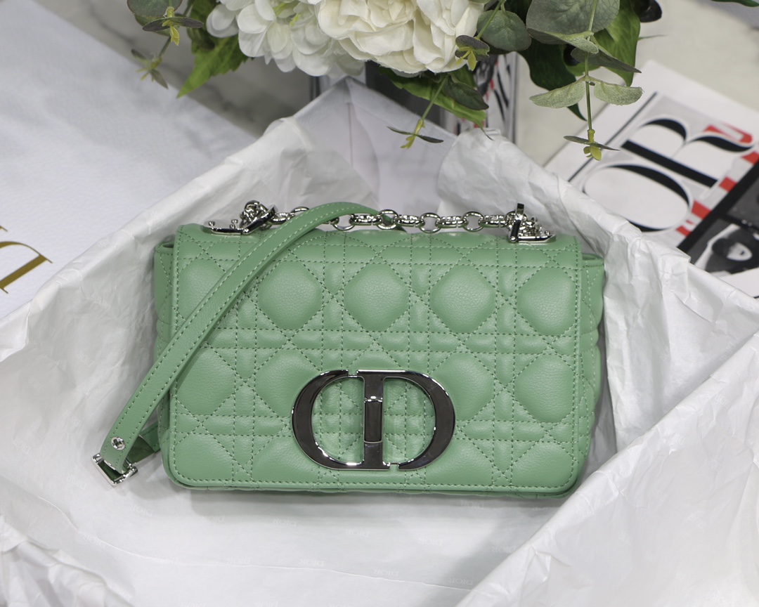 TOP Christian Dior Caro Bag  20 x 12 x 7 cm - Green