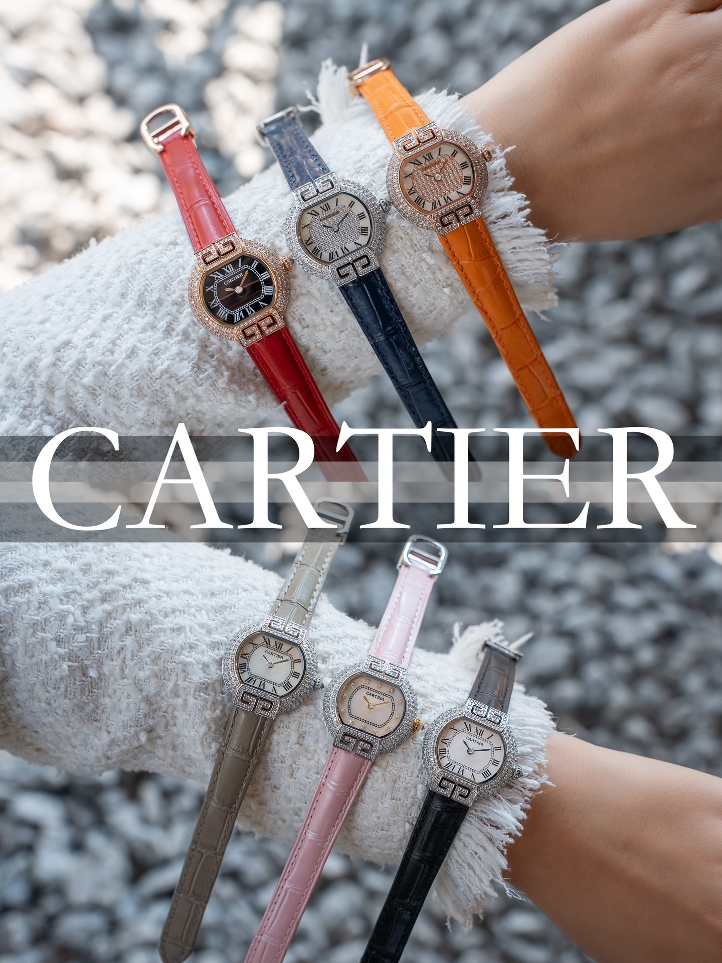 TOP Cartier Tortue Watch 33mm- 6 Colors
