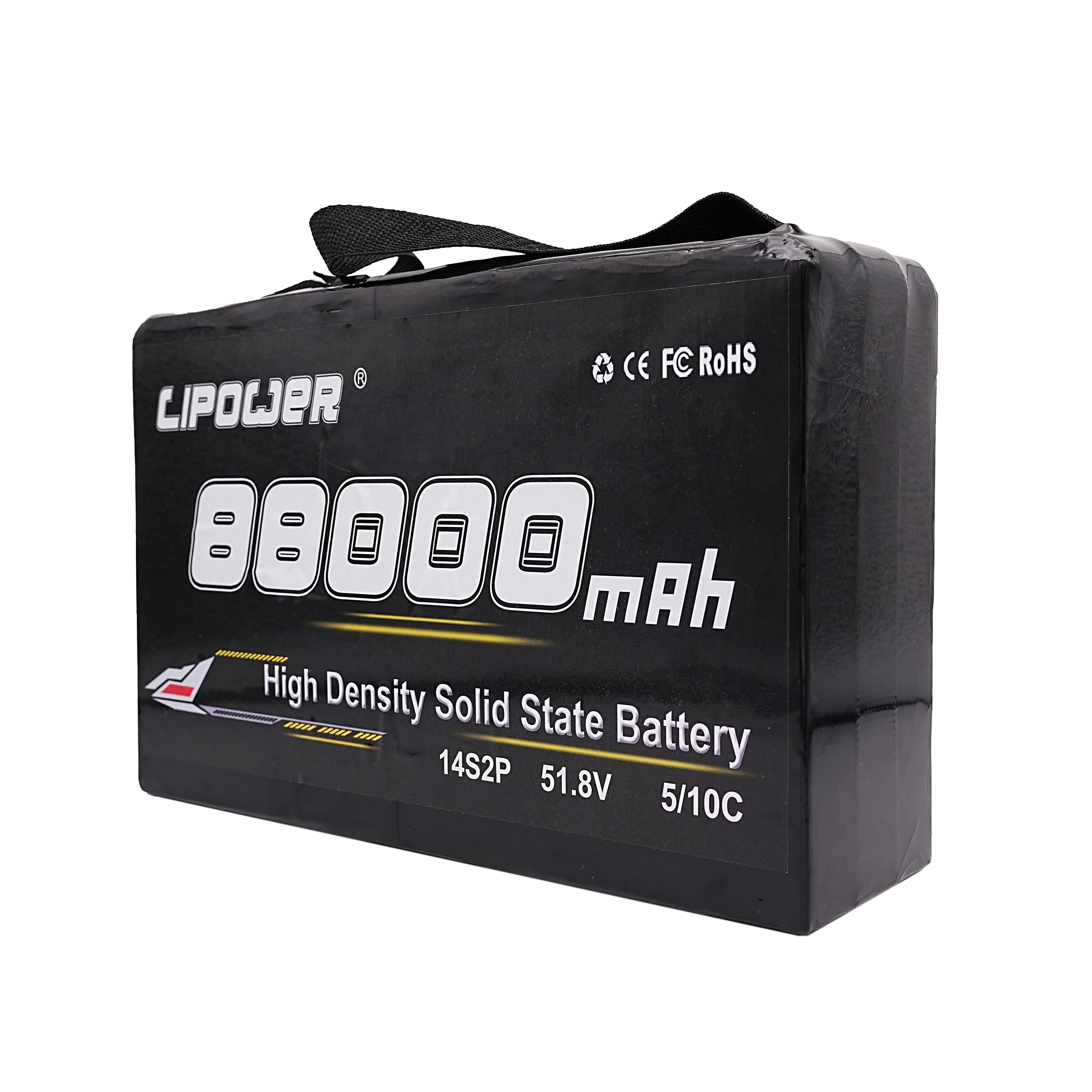 OEM/ODM wholesale 30000mAh-88000mAh semi-solid 8/4/6S lithium battery - lipowbattery