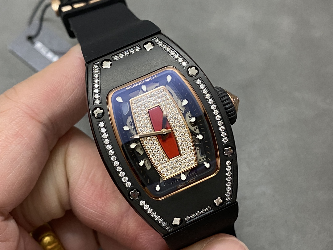 TOPRichard Mille RM07 32mm Watch -Black
