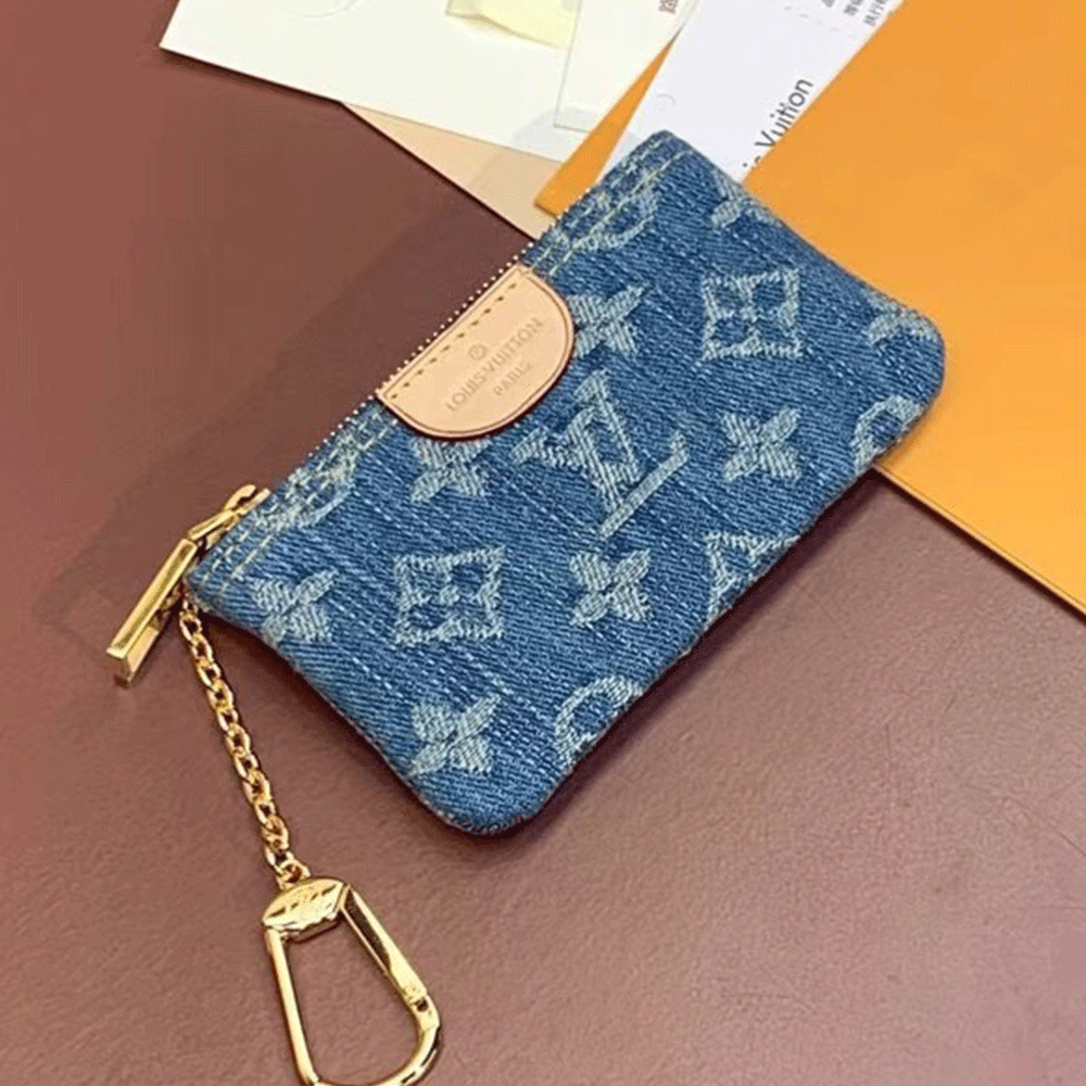 Louis Vuitton LV Jacquard Denim Key Bag （Replica）