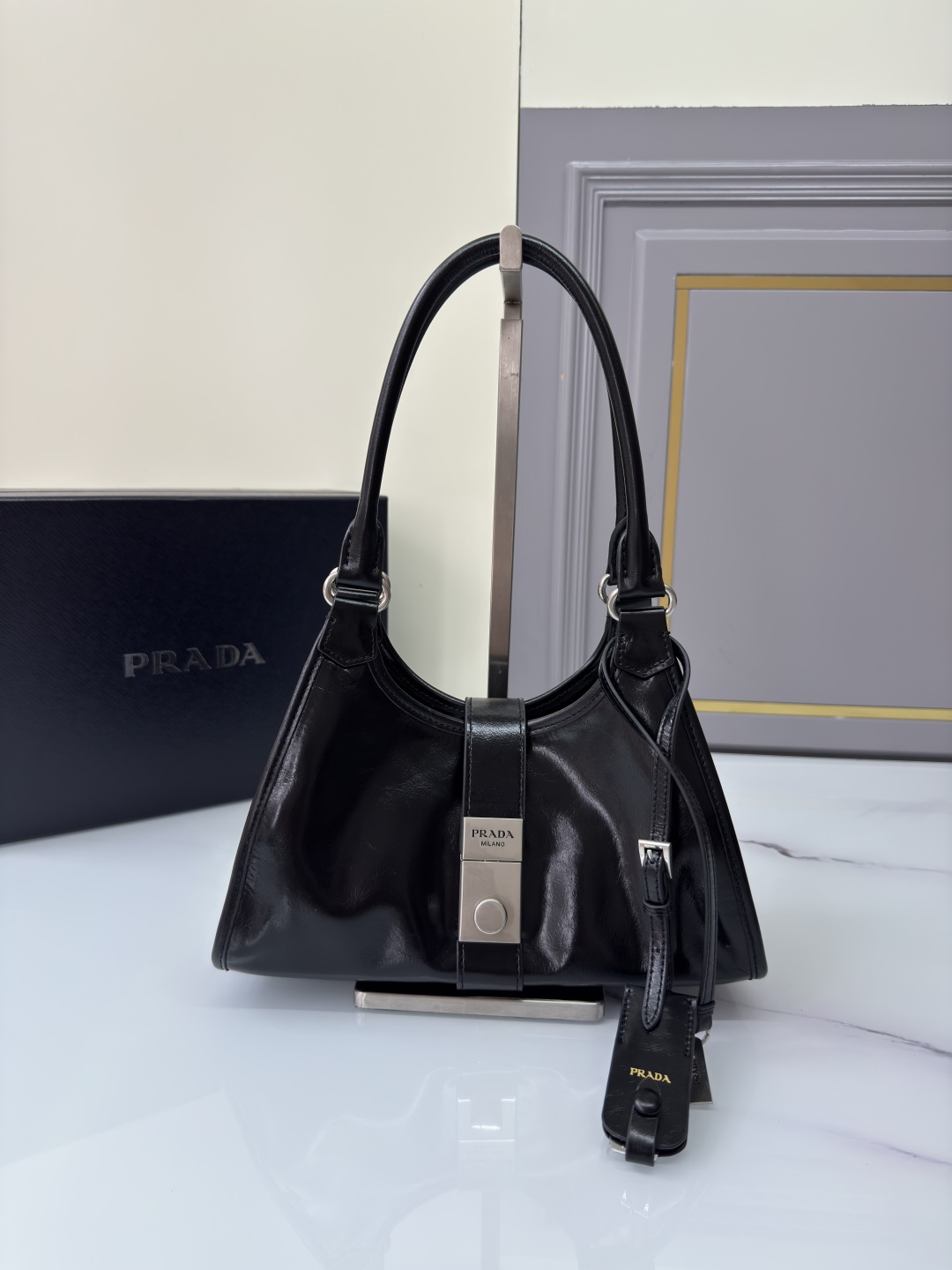 TOP PRADA Bag Oil Wax 26x18x12cm - 4 Color