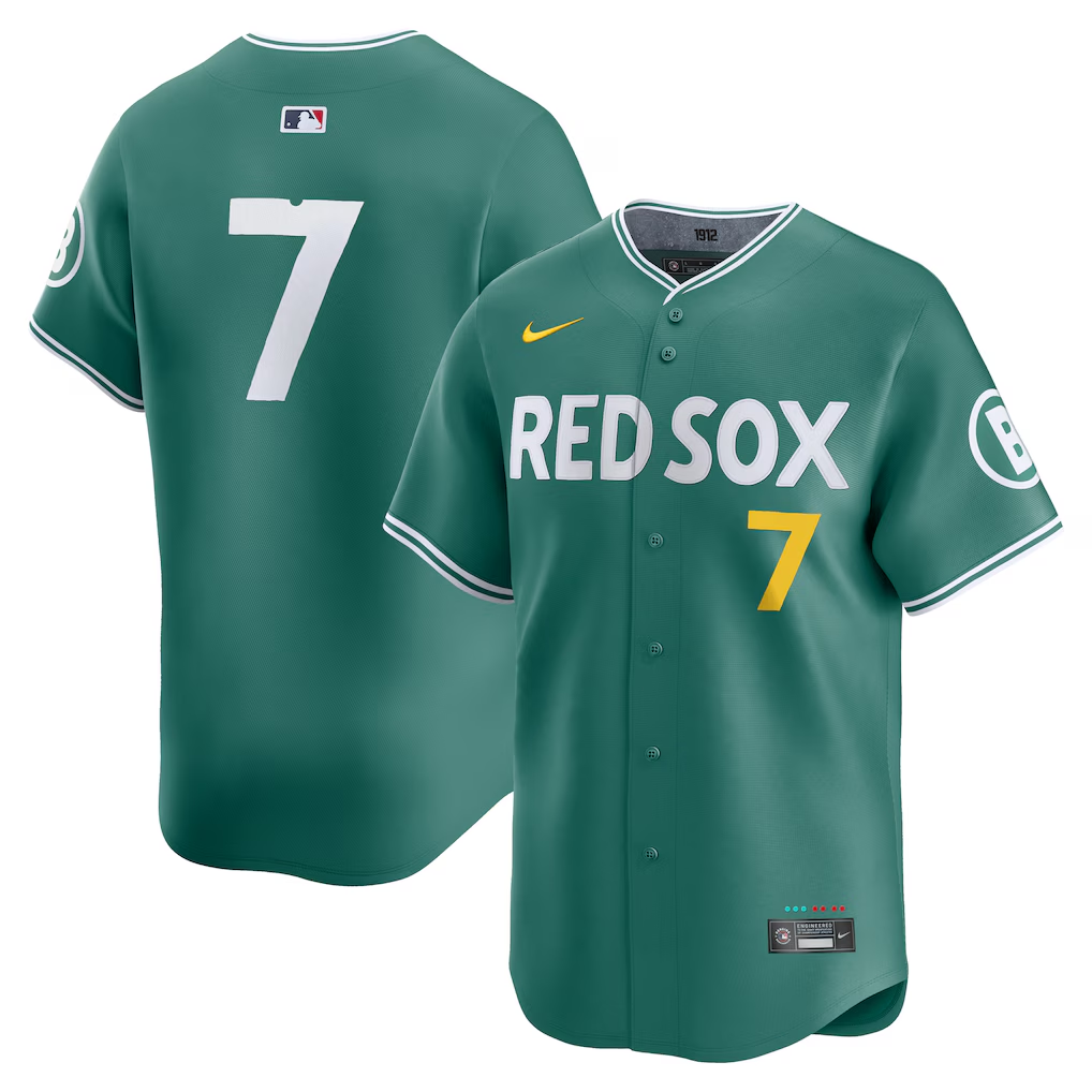 Men's Boston Red Sox Masataka Yoshida  Green 2025 City Connect Limited Player Jersey