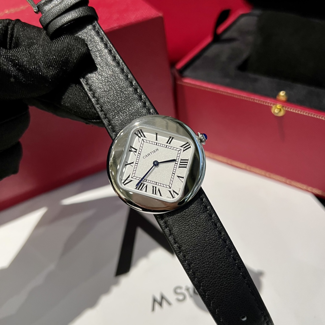 TOP Cartier A Round Pebbly Ball Shaped Watches - 3 Colors
