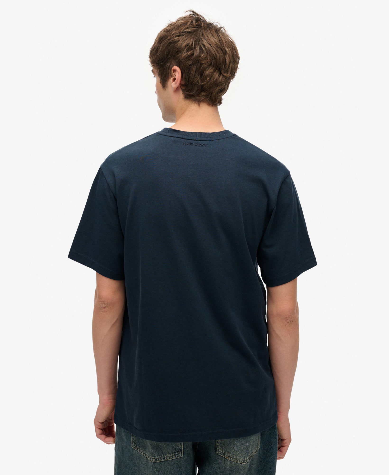 Blank Oversized Tee | Blueberry Navy