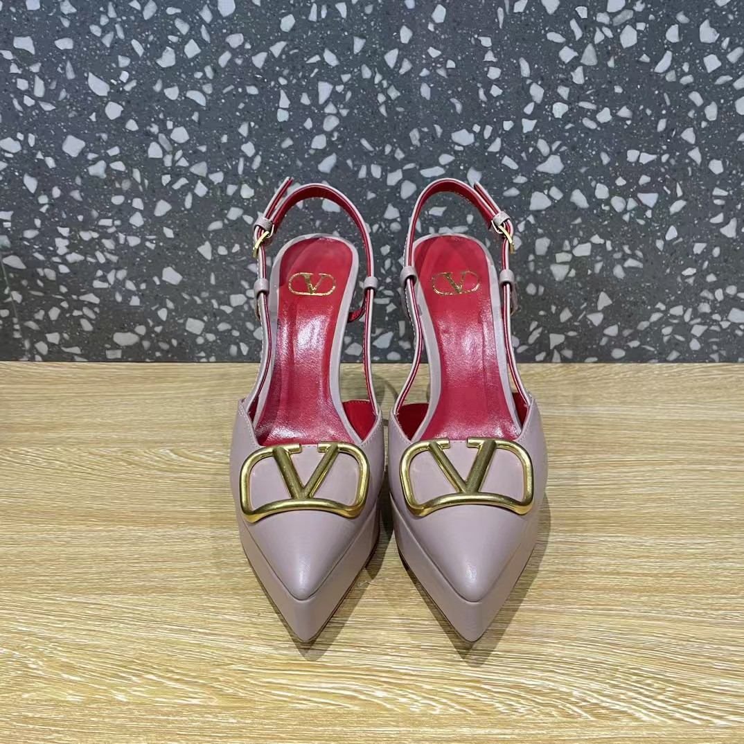 TOP VALENTINO 10.3cm High Heel Pumps - Pink