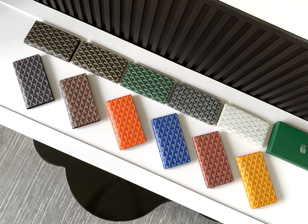 TOP Goyard Richelieu Wallet 10.5 x 2 x 19 cm - 11 Colors
