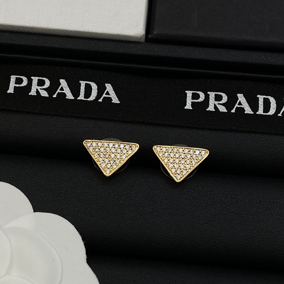 TOP PRADA New Style Earrings-2 Colors