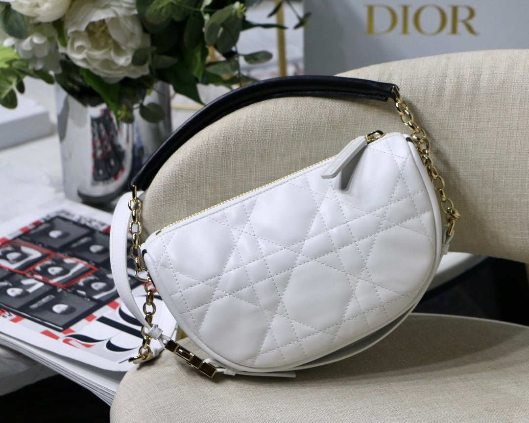 TOP Christian Dior Vibe Hobo Bag Small - White