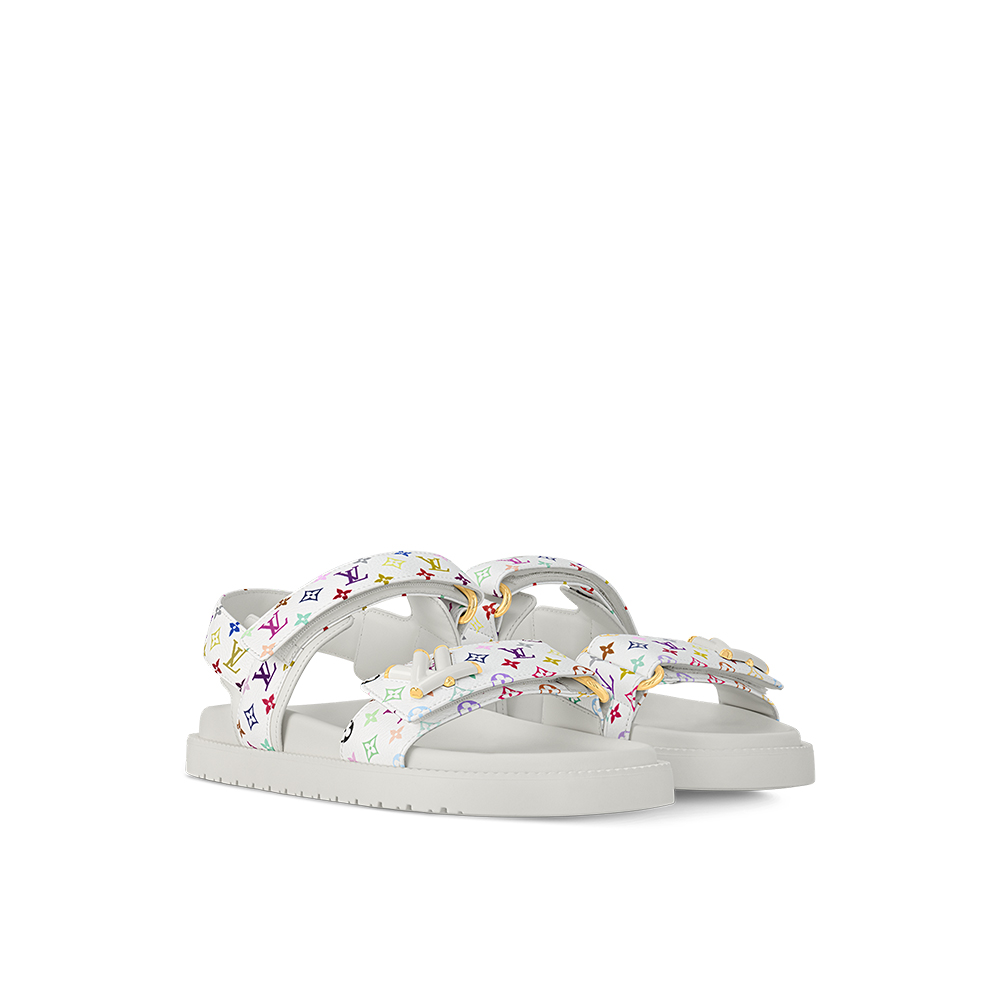 Louis Vuitton x Murakami  Sunset Flat Comfort Sandal (Replica)
